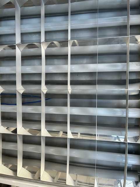 17бр. LED тяло за окачен таван 60см с вграждане бял корпус и led пури