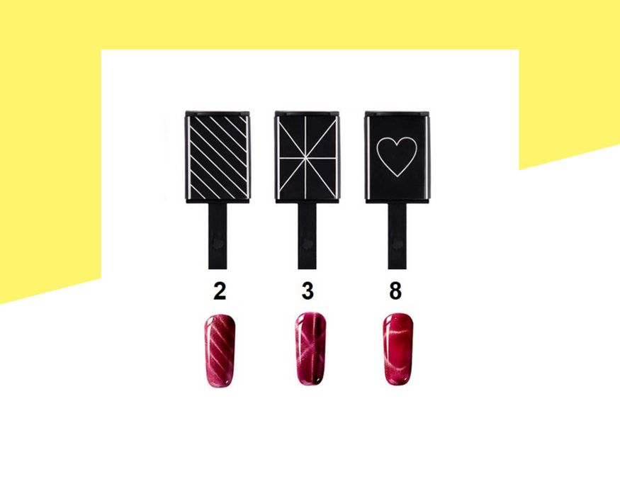 Магнит с картинка за магнитен гел лак/котешко око