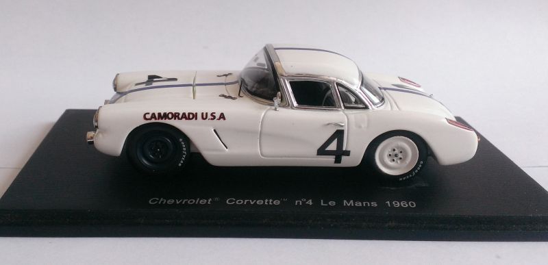 Macheta Chevrolet Corvette 24h Le Mans 1960 - Spark 1/43