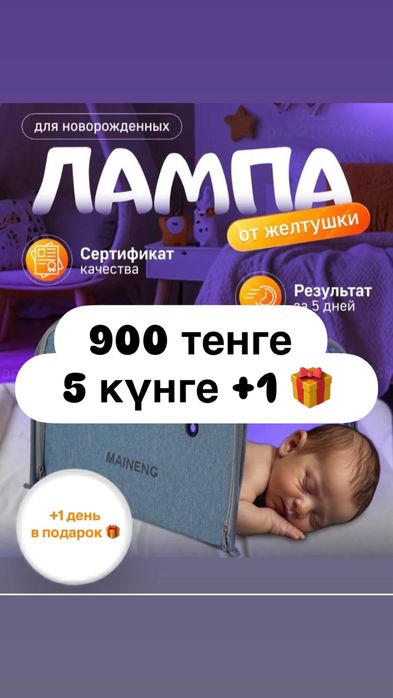 Фотолампа всего 900 тг в сутки  5+1 день в подарок