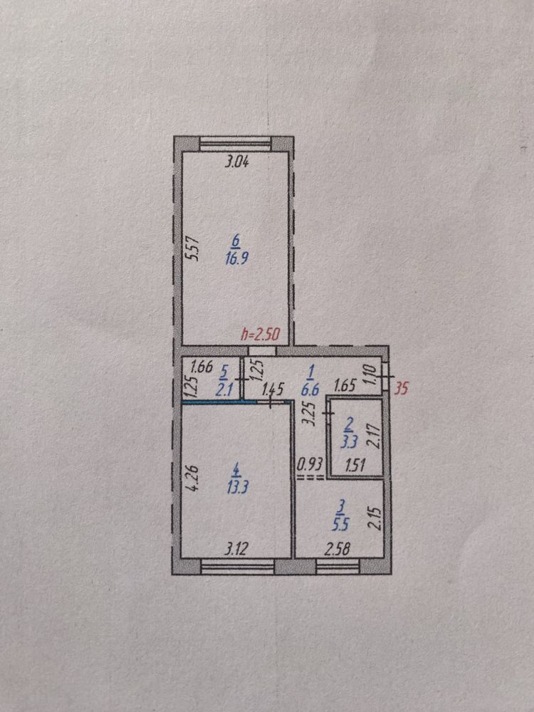 Продаю 2 комнатную квартиру