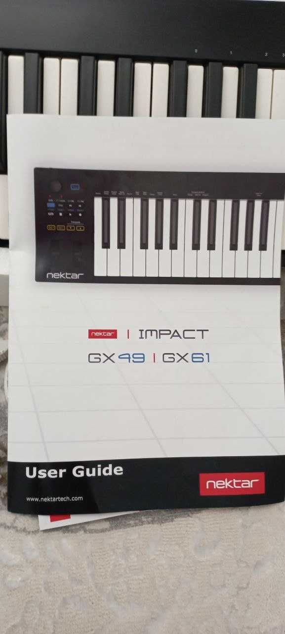 Продается Nektar Impact GX61 MIDI Keyboard с софтом от Nektar.