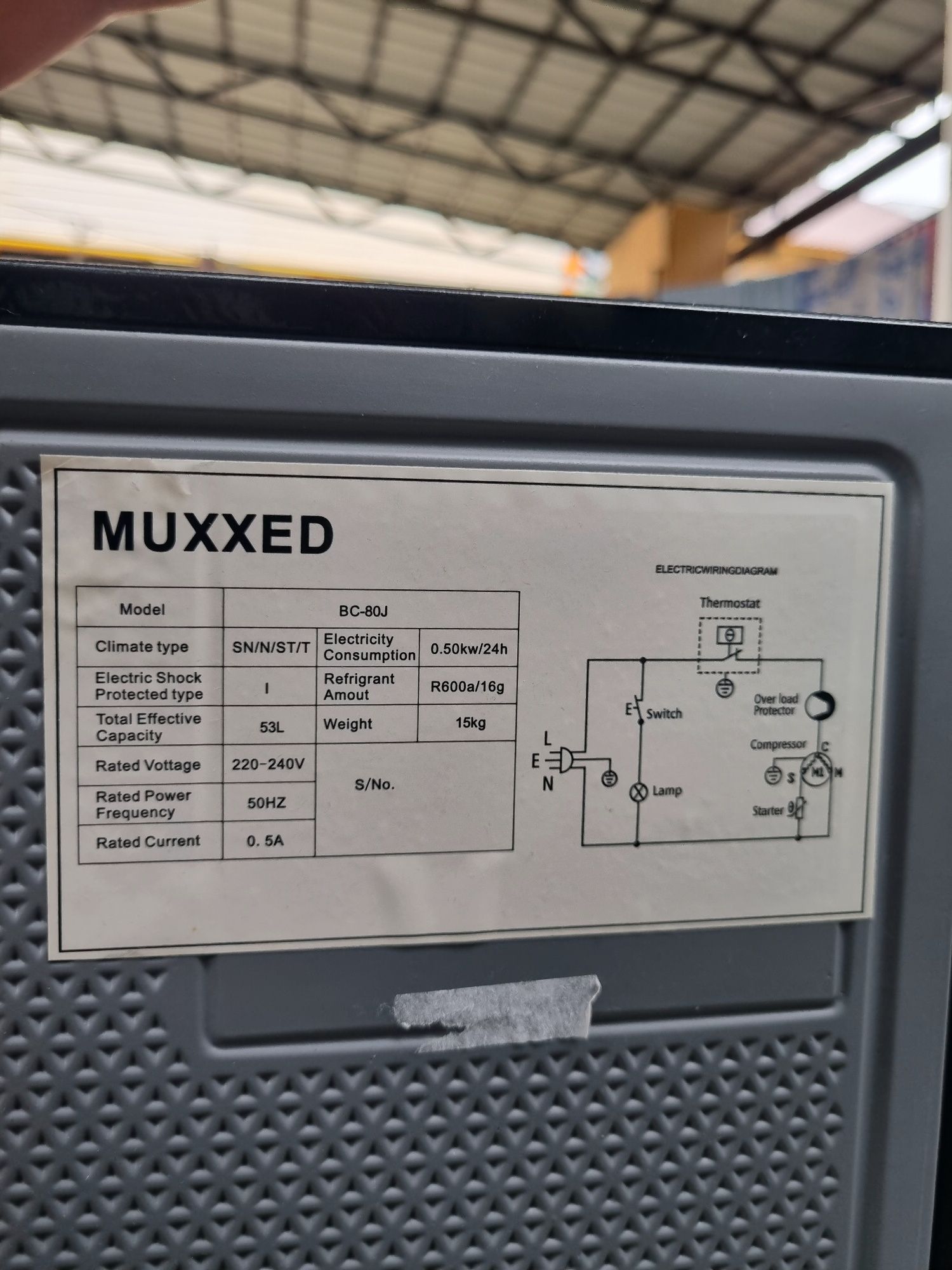Мини холодильник MUXXED