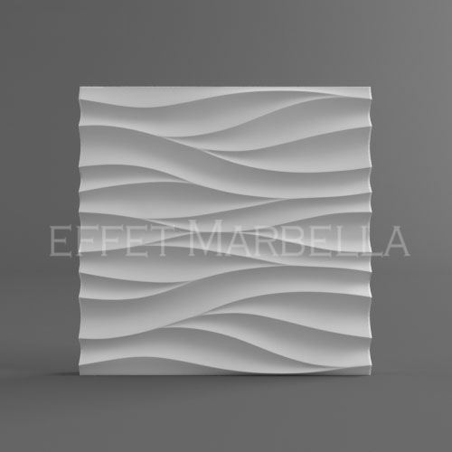 Декоративни 3D панели - 3д гипсови панели, облицовки за стени  0058