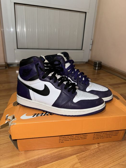 Jordan 1 Court Purple
