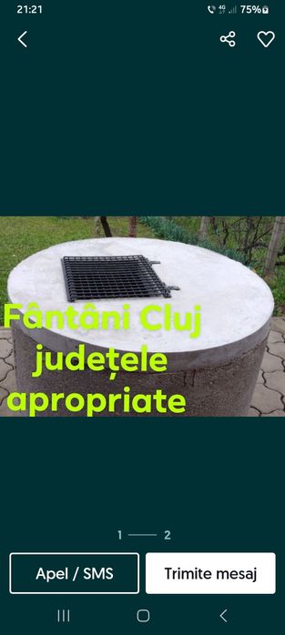 Curățire puțuri fântâni