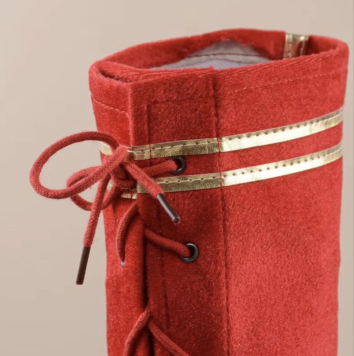 Карнавальные сапоги Деда мороза (взрослые)