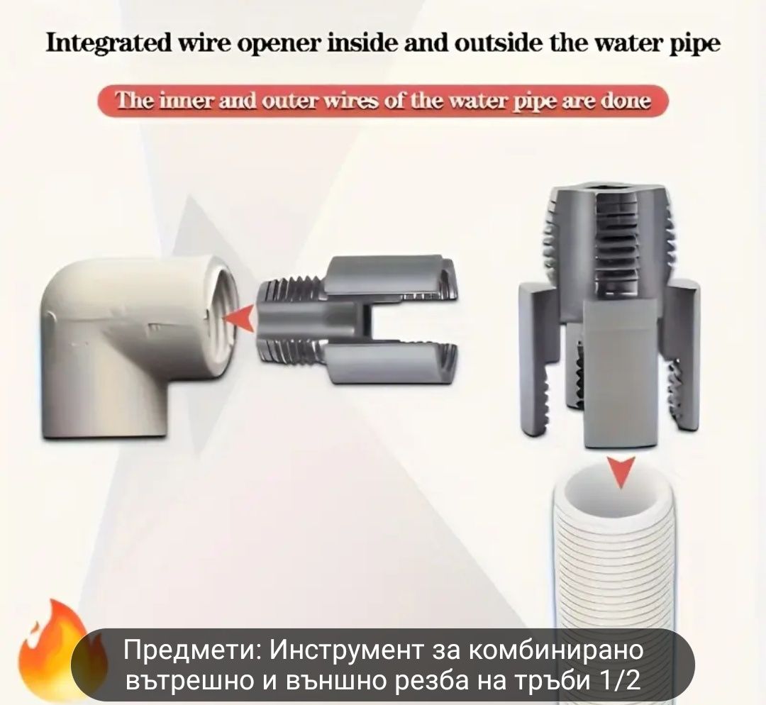 Многофункционален Метален Инструмент за 1/2 и 3/4