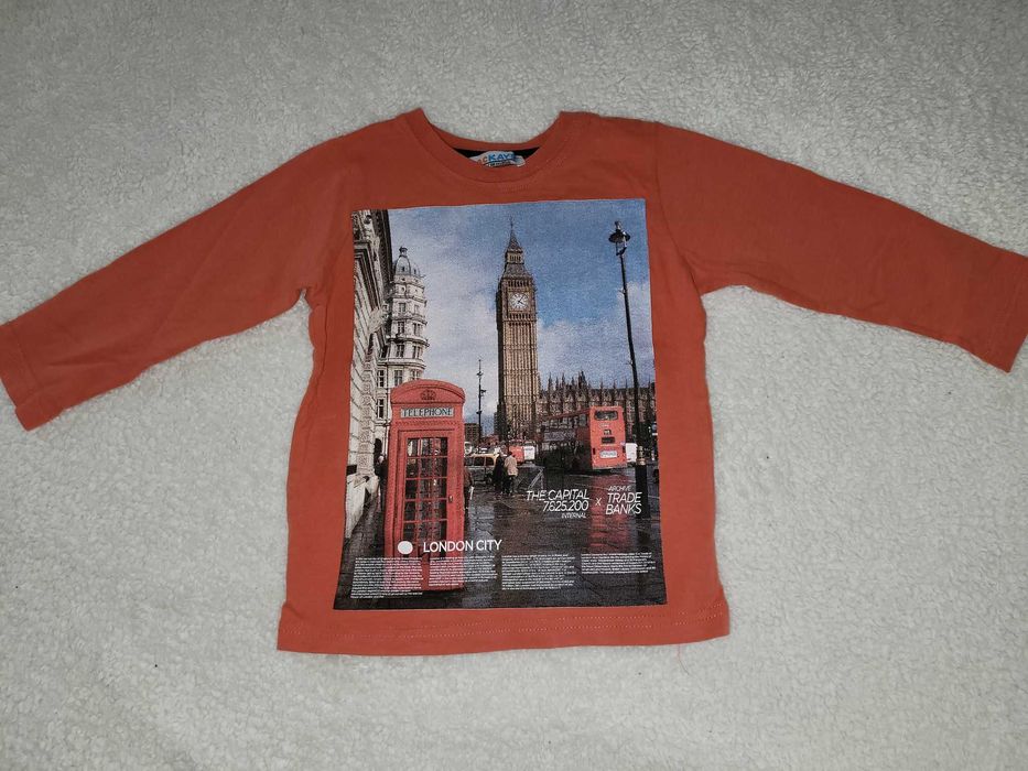 Лот от 9 Бебешки Блузки с Дълъг Ръкав - 12-18м