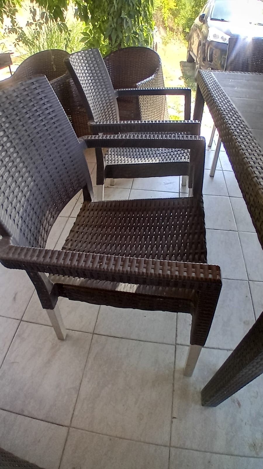 Masa cu 6 scaune stare f bună gradina,terasa