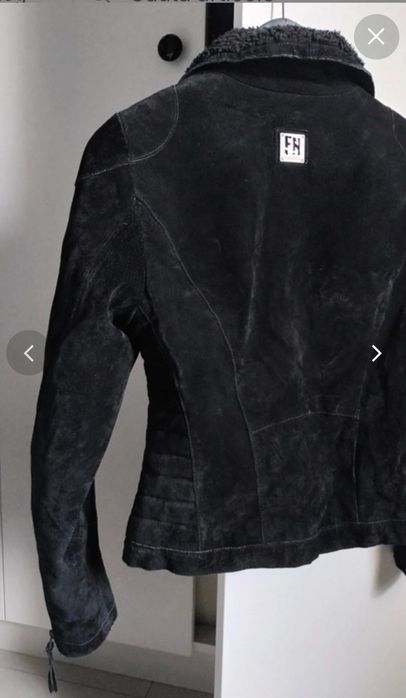 Geaca de piele intoarsa Freaky Nation