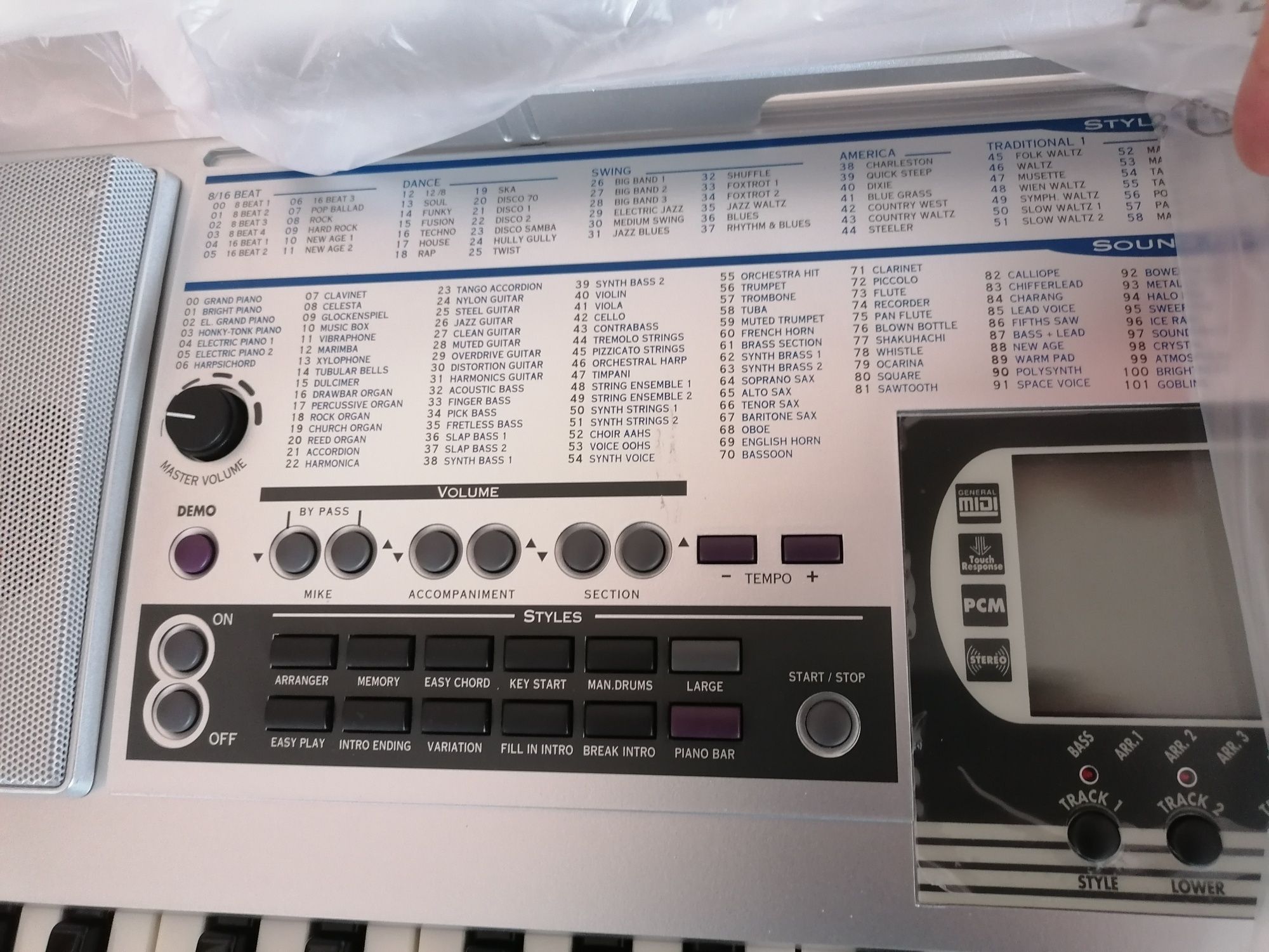 Farfisa TK-88 HDD2 Floppy Disk pian digital orga electronică