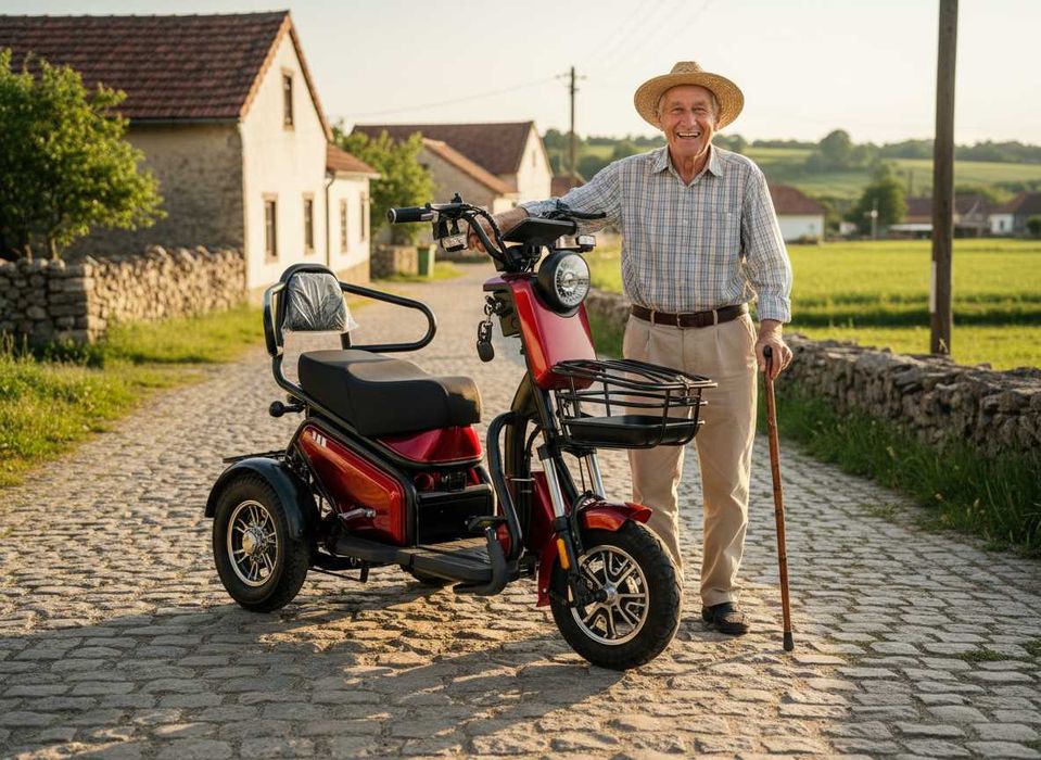 -40% Черен Петък / Електрическа Триколка Пудинг Синя