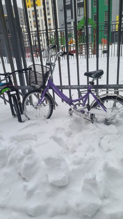 Велосипед б/у не новый складной