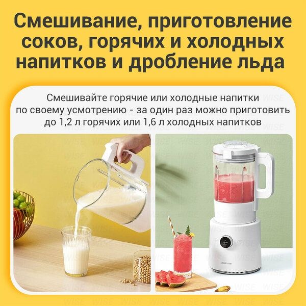 Блендер Xiaomi Mijia Smart Blender EU BHR5960EU стационарный /портатив