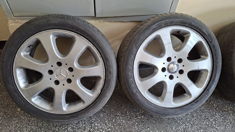 4бр.Ляти джанти 17ц.5х112 с 2 гуми