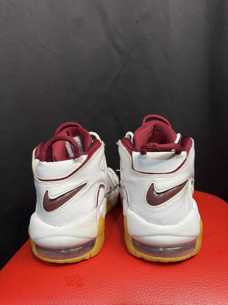 Nike Air More Uptempo White Team Red Gum Originali marime 38