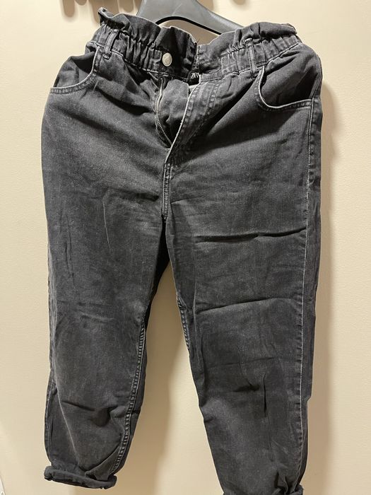 Палто с косъм Mango с подарък дънки Зара