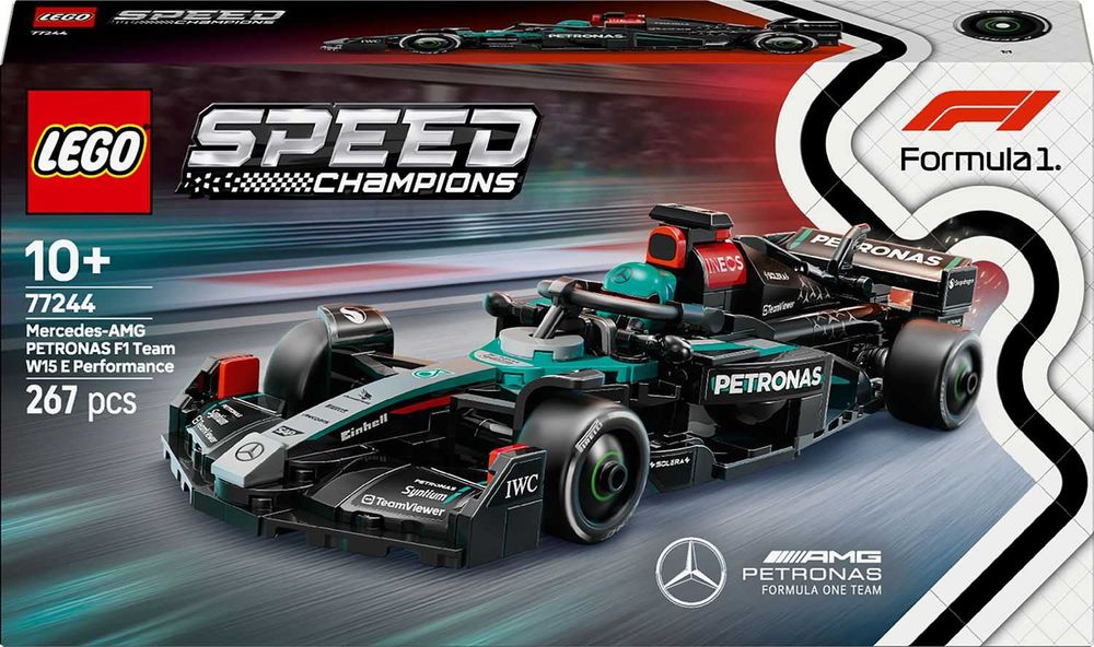 НОВО LEGO Speed champions Formula 1 77244 - Болид Mercedes AMG F1 W15
