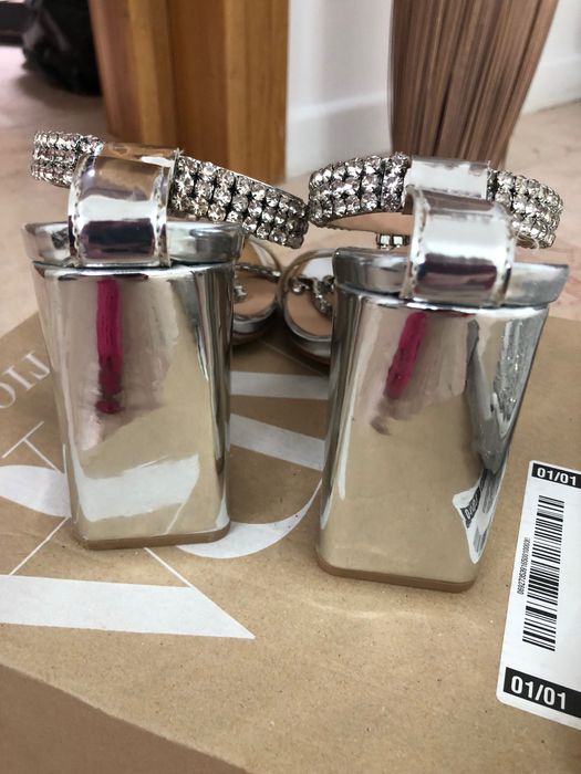 Zara sandale ocazie 37 cu strasuri