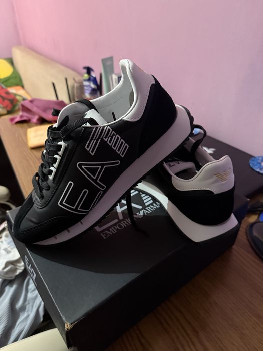 Adidasi Ea7 barbati piele naturala originali