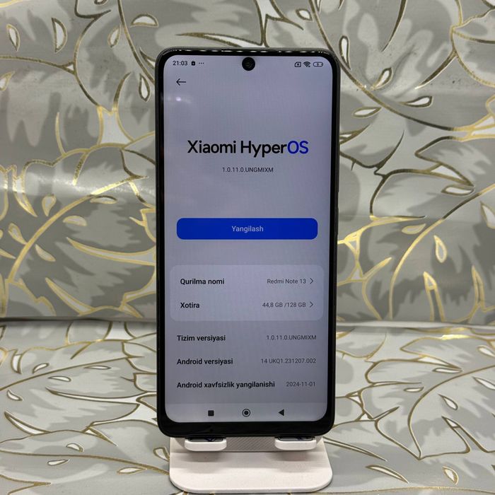 Redmi note 13 sotiladi dastavka bor