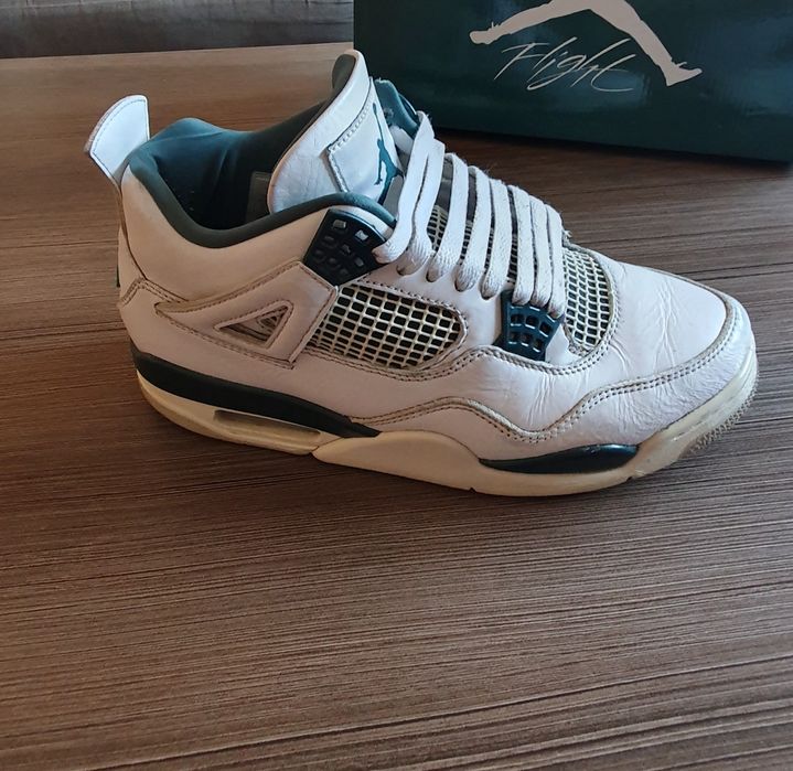 Air Jordan Retro 4 Oxidized Green