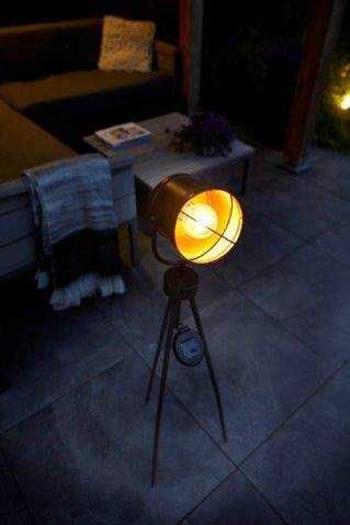 Lampa solara MODERNA pentru evenimente vintage industria