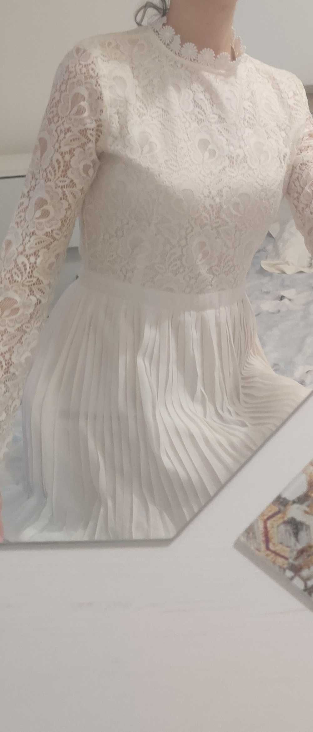 Rochie dantela alba Naked 38