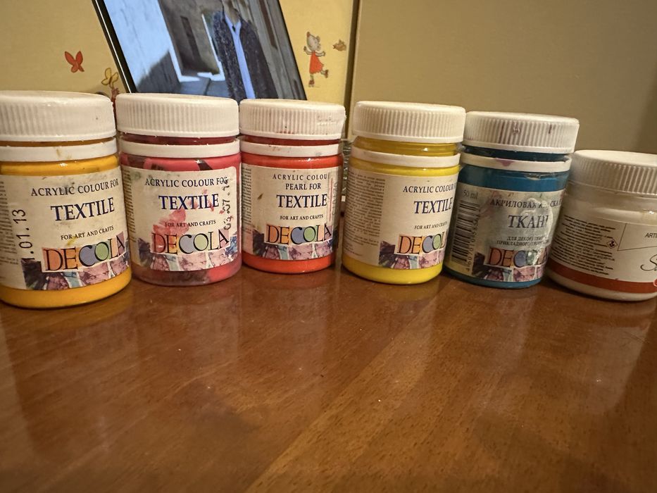 Краски батик и акрил