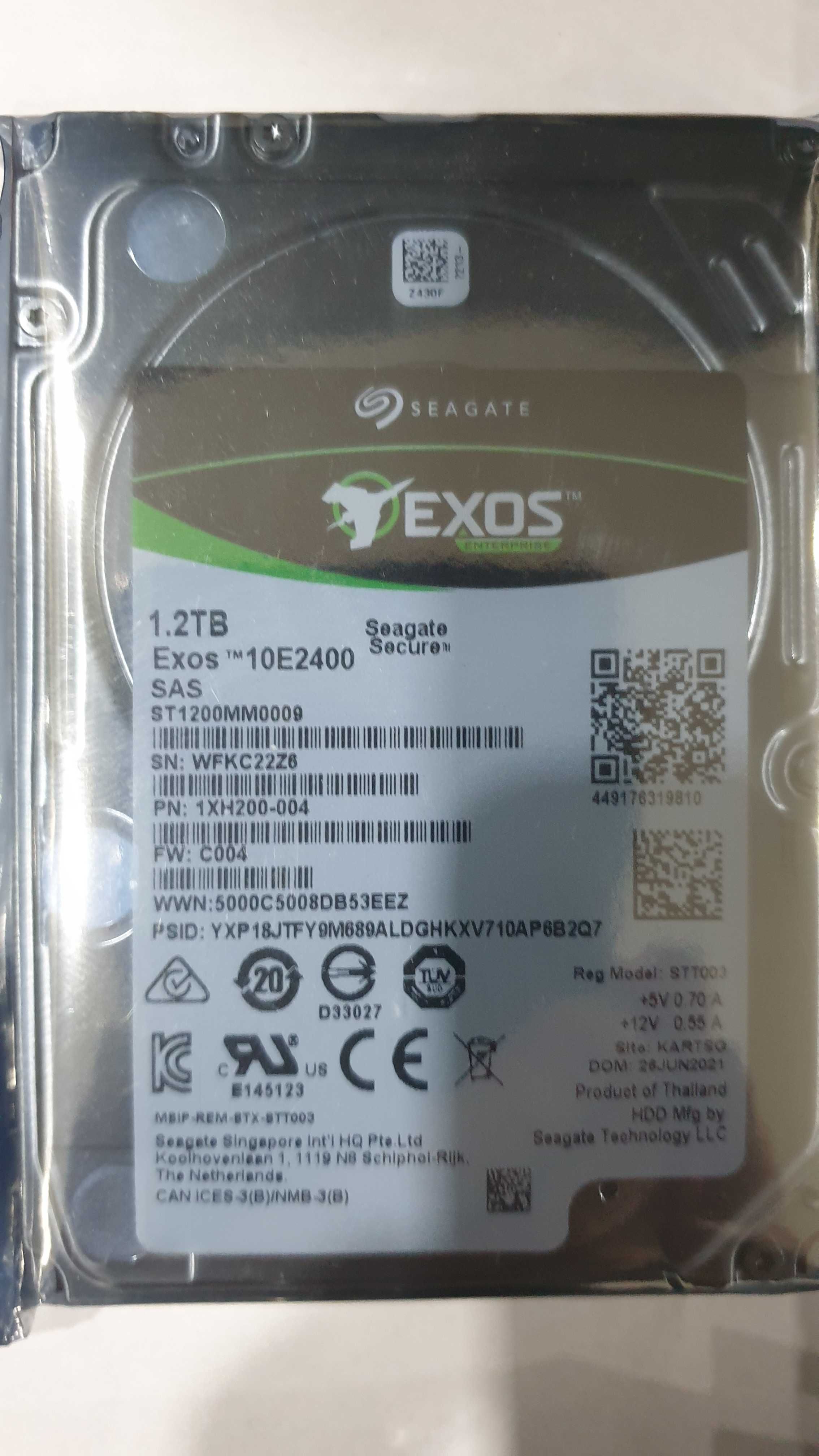 Новые серверные жесткие диски Dell, Seagate, HP (разные) (2.5", 3.5")