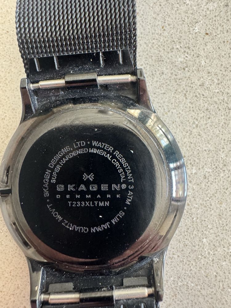 Черен часовник Skagen