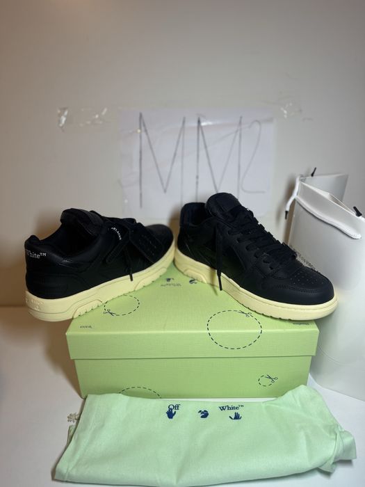 Adidasi OFF-WHITE Out Of Office OOO Low Tops black gum