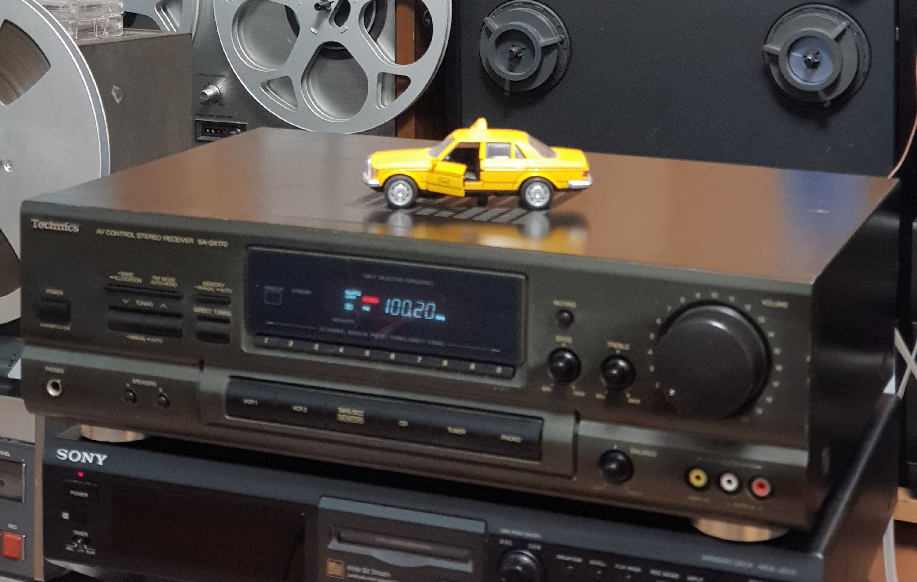 Amplificator Audio Stereo Vintage TECHNICS SA GX170 RECEIVER BLACK