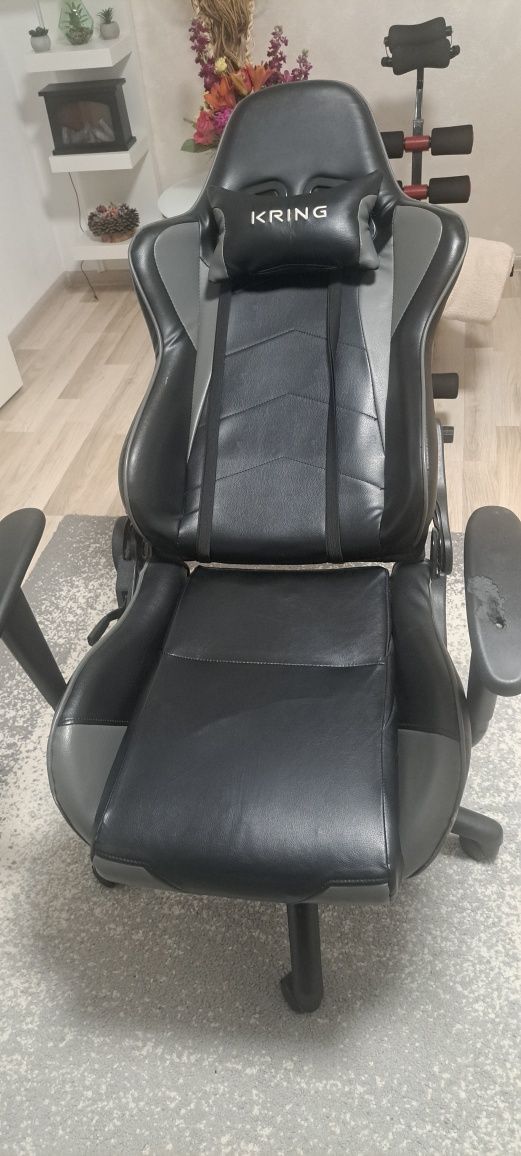Scaun gaming Kring Clash, PU, Negru/Gri 9820