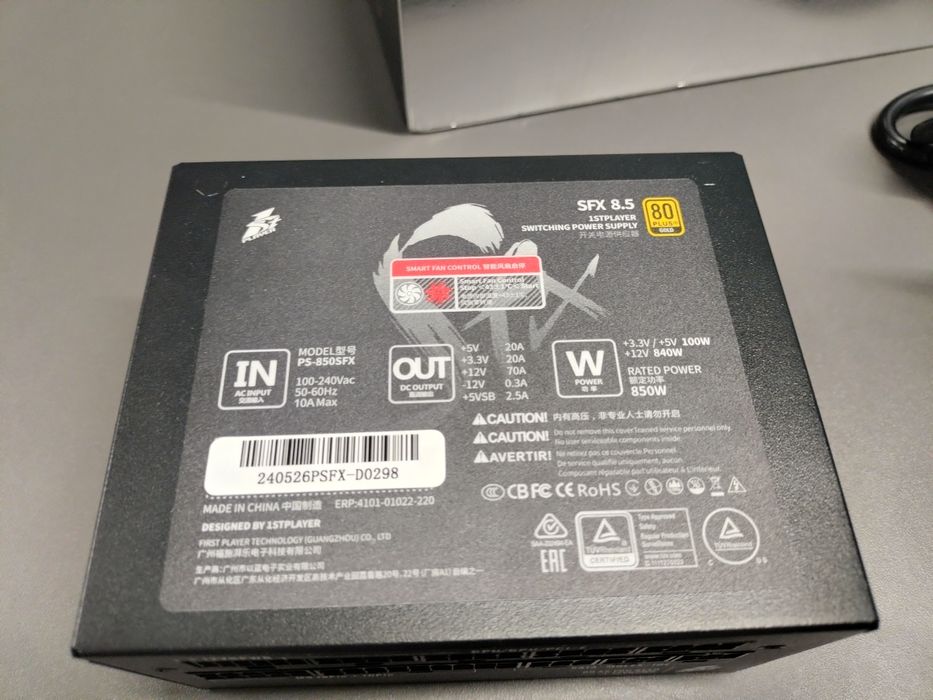 SFX Блок питания 1stPlayer 850w gold