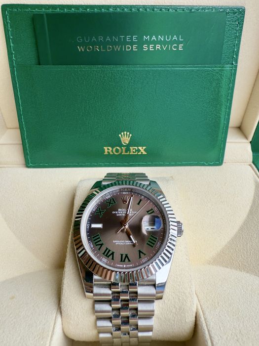 Rolex Date just Wimbledon, 41 mm.