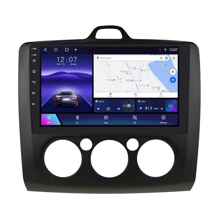 Navigatie Android 14 Ford Focus 2 2004-11 Waze YouTube CarPlay CAMERA