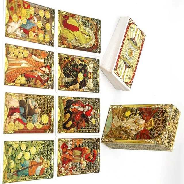 Golden Art Nouveau и Modern Witch Tarot