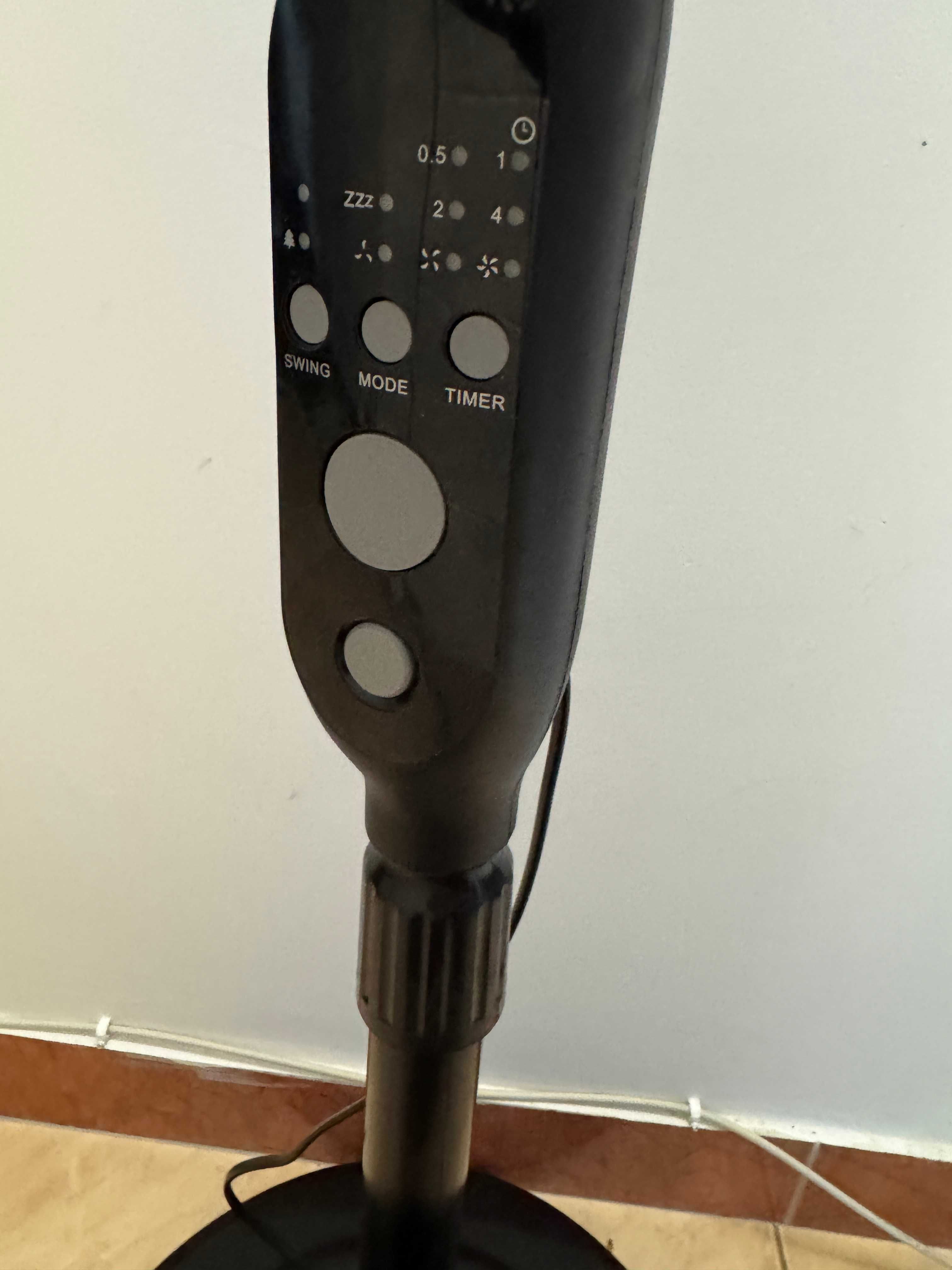Ventilator cu picior Zelmer cu telecomanda, 3 trepte viteza, 40cm diam