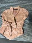 Zara Дамско ленено сако