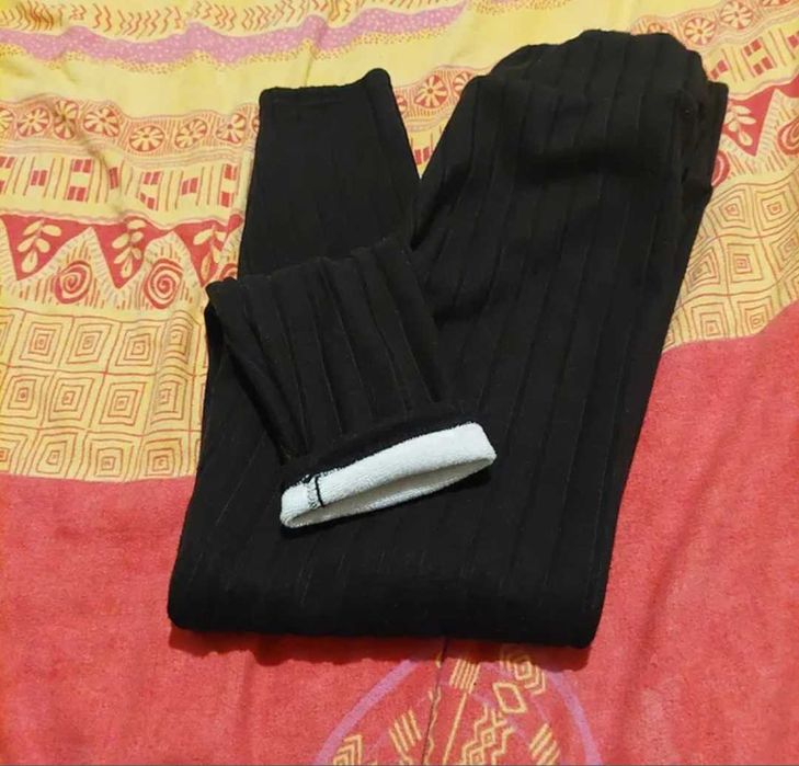 Pantalon drept trcot cu căptușeală