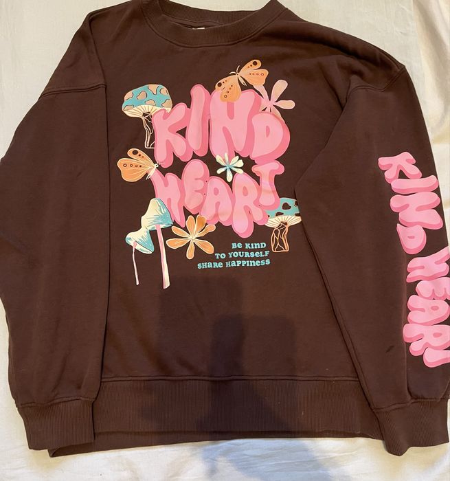 Детски сутшърт H&M в кафяв цвят