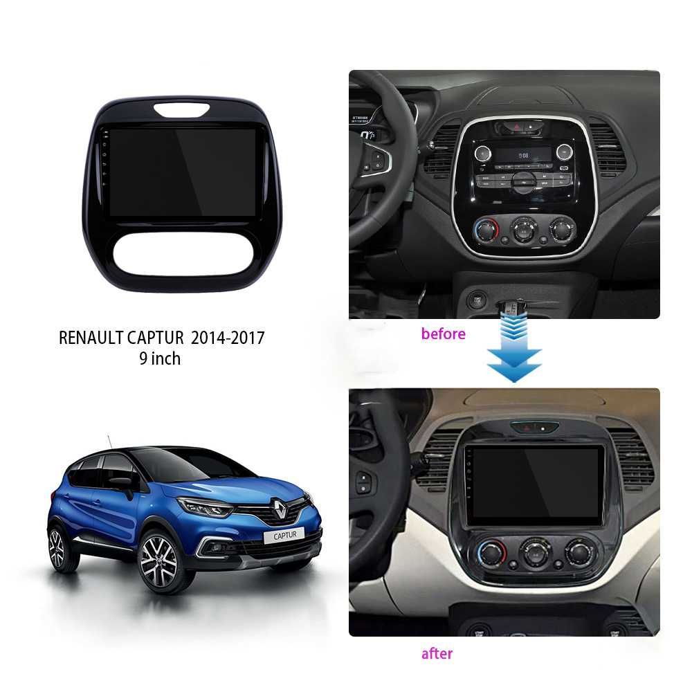 RENAULT CAPTUR CLIO 2011 - 2019 - 9''/12,3" Андроид Навигация,климатик