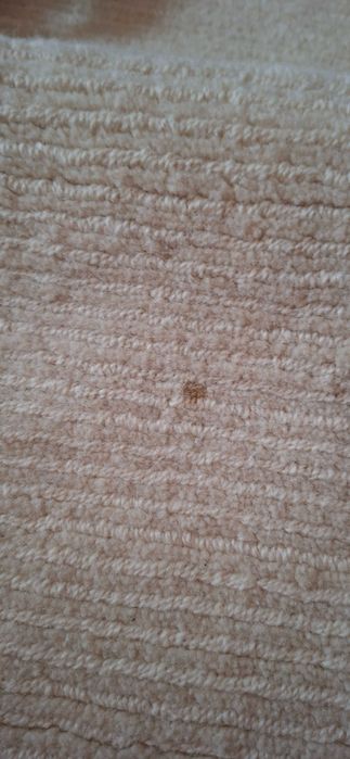 Covor din lana, gros, culoare crem, 200cmx140 cm