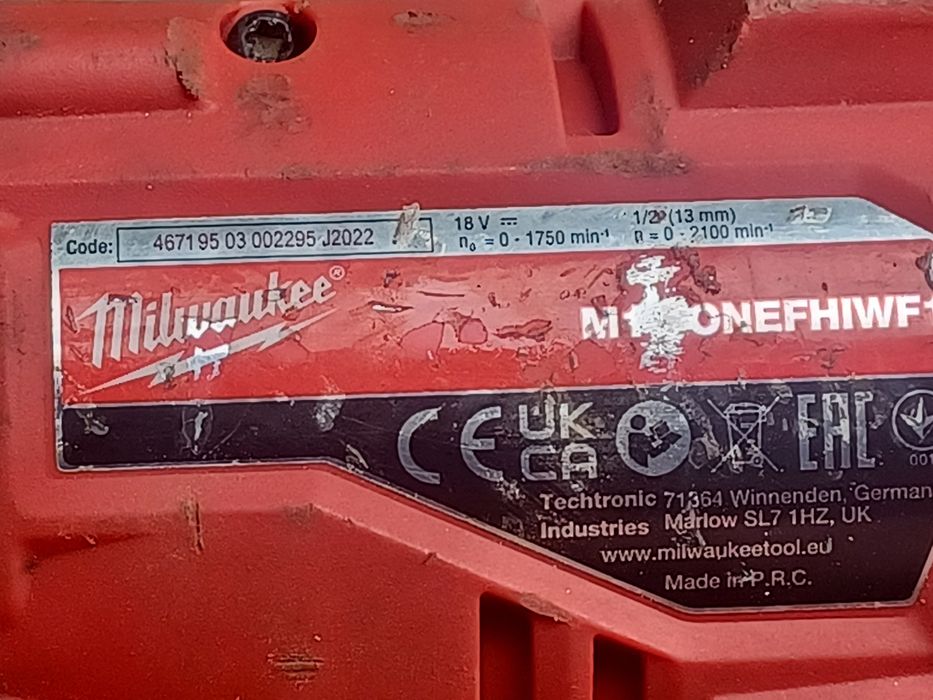 Impact Milwackee  M18 ONEFHIWF  12 , fabric.  2022 ca nou