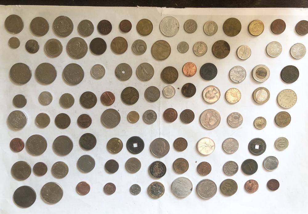 Colectie Bani vechi Romanesti si Straini , Monede   , Insigne