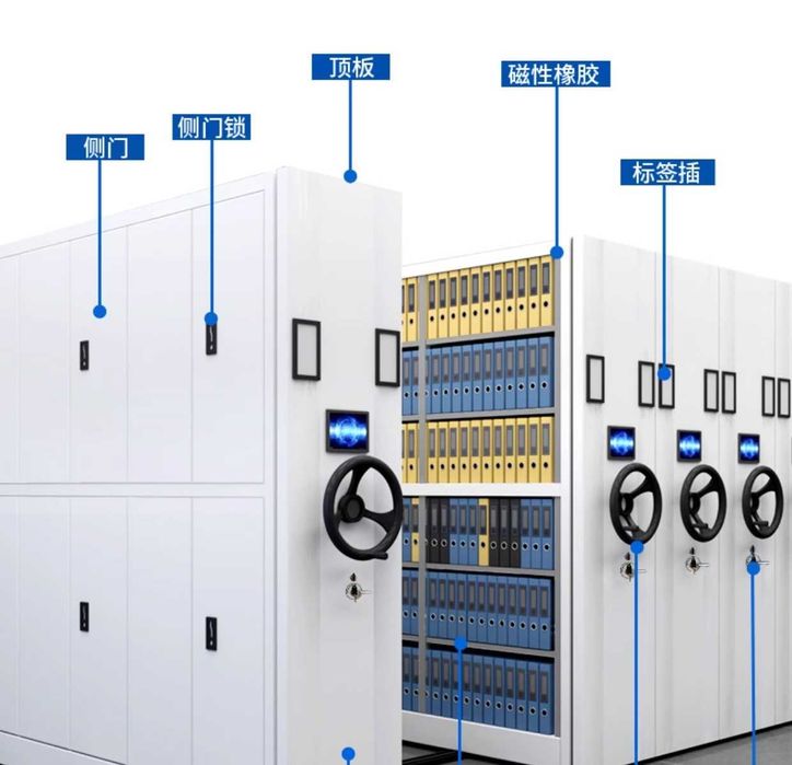 Ofis arxiv shkafi  – qo‘l aylantirgichli, по индивидуальному заказу