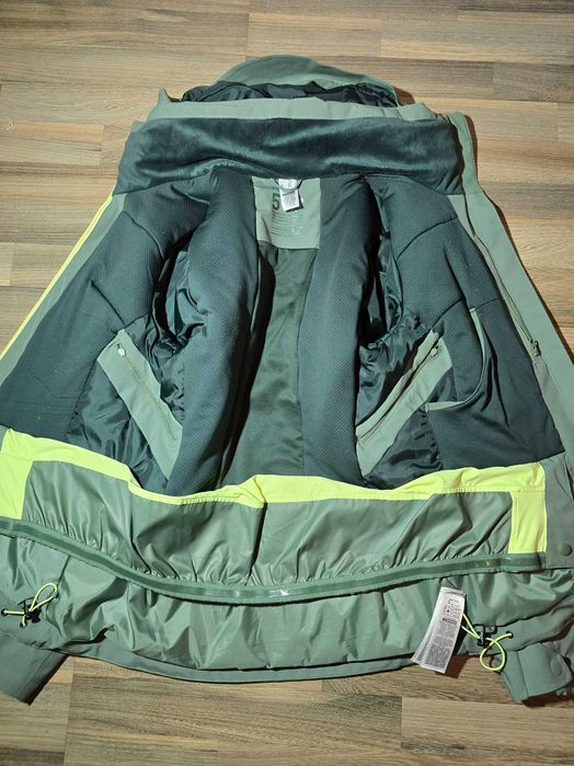 Geaca schi Wedze 500 Sport Verde Dama