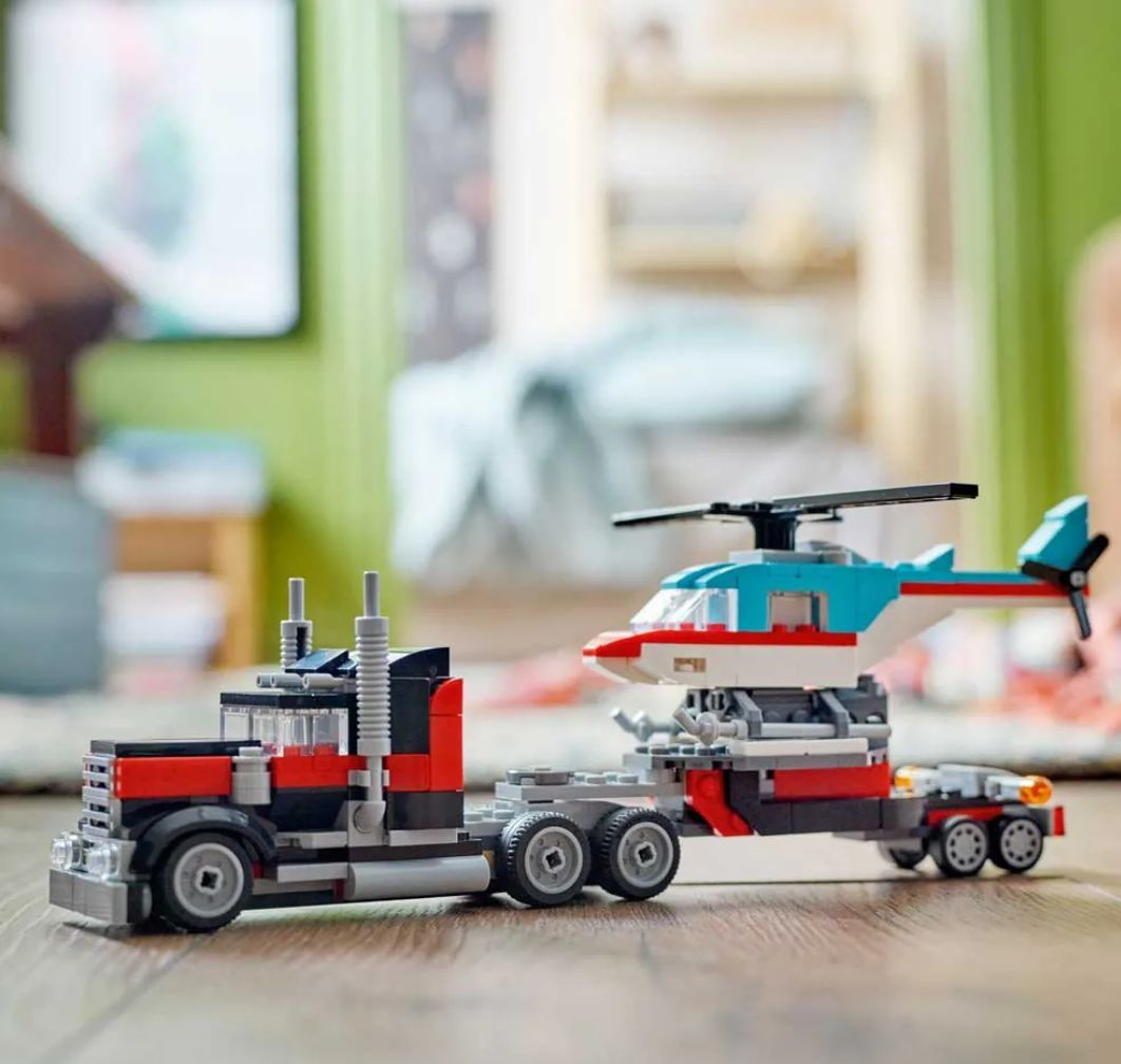 Конструктор Lego Creator 3 в 1 Камион с хеликоптер